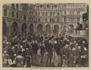 De Liverpool Exchange, een Schets op de Vlaggen
